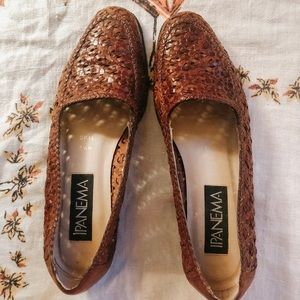 Vintage woven loafers